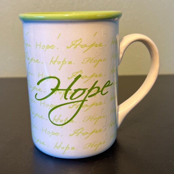 Set of 3 Gibson PEACE, HOPE & JOY Ceramic Mugs ~ Inspirational ~ Advent Words - Picture 10 of 12